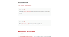 Desktop Screenshot of jordanmerrick.com