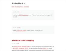 Tablet Screenshot of jordanmerrick.com